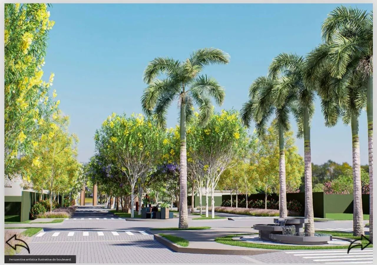 Boulevard do loteamento